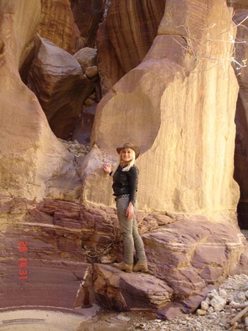 Ilaria Dei si è trasferita a vivere e lavorare in Giordania a Petra